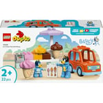 LEGO DUPLO Bluey ile Dondurma Gezisi 10458 | 2 Yaş ve Üzeri Çocuklar için 2 Figür İçeren Oyuncak Yapım Seti, Doğum Günü Hediye Fikri (22 Parça)