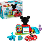 LEGO DUPLO Disney Mickey Fare’nin Kulüp Evi ve Arabası 10454 | 2 Yaş ve Üzeri Çocuklar için Mickey Fare ve Toodles Figürleri İçeren Eğitici Oyuncak Yapım Seti, Hediye Fikri (27 Parça)