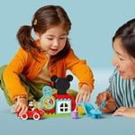 LEGO DUPLO Disney Mickey Fare’nin Kulüp Evi ve Arabası 10454 | 2 Yaş ve Üzeri Çocuklar için Mickey Fare ve Toodles Figürleri İçeren Eğitici Oyuncak Yapım Seti, Hediye Fikri (27 Parça)
