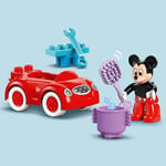 LEGO DUPLO Disney Mickey Fare’nin Kulüp Evi ve Arabası 10454 | 2 Yaş ve Üzeri Çocuklar için Mickey Fare ve Toodles Figürleri İçeren Eğitici Oyuncak Yapım Seti, Hediye Fikri (27 Parça)
