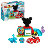 LEGO DUPLO Disney Mickey Fare’nin Kulüp Evi ve Arabası 10454 | 2 Yaş ve Üzeri Çocuklar için Mickey Fare ve Toodles Figürleri İçeren Eğitici Oyuncak Yapım Seti, Hediye Fikri (27 Parça)