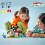 LEGO DUPLO Disney Mickey Fare’nin Kulüp Evi ve Arabası 10454 | 2 Yaş ve Üzeri Çocuklar için Mickey Fare ve Toodles Figürleri İçeren Eğitici Oyuncak Yapım Seti, Hediye Fikri (27 Parça)