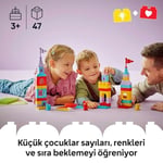 LEGO DUPLO Hopsy’nin Kale Oyunu 10450 – 3 Yaş ve Üzeri Hayvansever Çocuklar için 3 Figürlü Hayal Gücü Geliştiren Eğitici Oyuncak Yapım Seti, Doğum Günü Hediyesi (47 Parça)