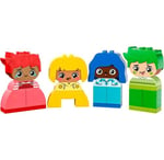 LEGO DUPLO İlk Büyük Duygularım 10415-1 Buçuk Yaş ve Üzeri Çocuklar için Kişiselleştirilebilir Eğitici Oyuncak Yapım Seti, Doğum Günü Hediyesi Fikri (23 Parça)