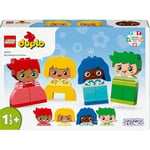 LEGO DUPLO İlk Büyük Duygularım 10415-1 Buçuk Yaş ve Üzeri Çocuklar için Kişiselleştirilebilir Eğitici Oyuncak Yapım Seti, Doğum Günü Hediyesi Fikri (23 Parça)