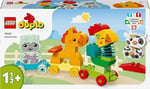 LEGO DUPLO İlk Hayvan Trenim 10412 – 1.5 Yaş ve Üzeri Çocuklar için Doğum Günü Hediyesi Fikri, Tekerlekli Oyuncak Tren ve 4 İnşa Edilebilen Hayvan Figürü İçeren Eğitici Oyuncak Yapım Seti (19 Parça)