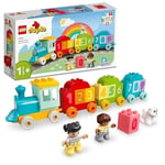 LEGO DUPLO İlk Sayı Treni - Saymayı Öğren 10954-18 Ay ve Üzeri Çocuklar İçin Sayma Yetisini Geliştiren Eğitici Oyuncak Yapım Seti (23 Parça)