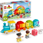 LEGO DUPLO İlk Sayı Treni - Saymayı Öğren 10954-18 Ay ve Üzeri Çocuklar İçin Sayma Yetisini Geliştiren Eğitici Oyuncak Yapım Seti (23 Parça)