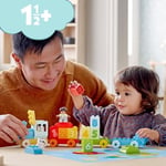 LEGO DUPLO İlk Sayı Treni - Saymayı Öğren 10954-18 Ay ve Üzeri Çocuklar İçin Sayma Yetisini Geliştiren Eğitici Oyuncak Yapım Seti (23 Parça)