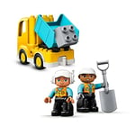 LEGO DUPLO İnşaat Kamyon ve Paletli Kazıcı 10931-2 Yaş ve Üzeri Çocuklar için Kazıcı ve Damperli Kamyon İçeren Eğitici Yapım Seti (20 Parça)