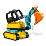 LEGO DUPLO İnşaat Kamyon ve Paletli Kazıcı 10931-2 Yaş ve Üzeri Çocuklar için Kazıcı ve Damperli Kamyon İçeren Eğitici Yapım Seti (20 Parça)