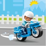 LEGO DUPLO Kurtarma Polis Motosikleti 10967 – 2 Yaş ve Üzeri Çocuklar için Eğitici Hediye Fikri, Motosiklet ile Polis Memuru ve Köpek Minifigürleri İçeren Yaratıcı Oyuncak Yapım Seti (5 Parça)