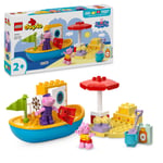 LEGO DUPLO Peppa Pig Tekne Gezisi 10432-2 Yaş ve Üzeri Çocuklar için Peppa Pig Minifigürü İçeren Eğitici Oyuncak Yapım Seti (23 Parça)