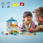LEGO DUPLO Town İlk Doktor Ziyareti 10449-2 Yaş ve Üzeri Küçük Çocuklar İçin Eğitici ve Yaratıcı Oyuncak Yapım Seti (65 Parça)