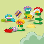 LEGO DUPLO Town Yaratıcı Bahçe ve Çiçekler 10444 | 2 Yaş ve Üzeri Okul Öncesi Çocuklar için 4 Hayvan Karakter İçeren Eğitici ve Yaratıcı Oyuncak Yapım Seti (45 Parça)