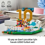 LEGO Editions Lionel Messi – Unutulmaz Futbol Anları 43011 | 10 Yaş ve Üzeri Çocuklar için Minifigür ve Koleksiyonluk Levha İçeren Oyuncak Yapım Seti, Hediye Fikri (500 Parça)