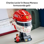 LEGO Editions Scuderia Ferrari HP Charles Leclerc Kaskı 43014 | 14 Yaş ve Üzeri Çocuklar için Minifigür ve İmzalı Markalı Levha İçeren Yaratıcı Oyuncak Yapım Seti, Hediye Fikri (886 Parça)