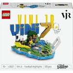 LEGO Editions Vini Jr. – Unutulmaz Futbol Anları 43027 | 10 Yaş ve Üzeri Çocuklar için Minifigür ve Koleksiyonluk Levha İçeren Oyuncak Yapım Seti, Hediye Fikri (510 Parça)