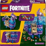 LEGO Fortnite Mühimmat Laması 77071 – 12 Yaş ve Üzeri Çocuklar için Grappler, Mavi Gazoz, Sille Suyu ve Dinamit Dahil Aksesuarlar İçeren Oyuncak Yapım Seti, Oyuncular için Hediye Fikri (691 Parça)