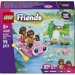 LEGO Friends Axolotl Macera Teknesi 42681 | 5 Yaş ve Üzeri Çocuklar için Leo ve Alba Bebekleri İçeren Oyuncak Yapım Seti, Yılbaşı Hediyesi (95 Parça)