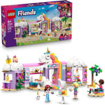 LEGO Friends Renkli Düşler Kafe 42684 | 6 Yaş ve Üzeri Çocuklar için Paisley, Aliya ve Iza Mini Bebekleri İçeren Oyuncak Yapım Seti, Hediye Fikri (475 Parça)