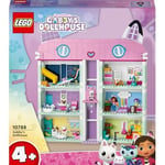LEGO Gabby’nin Oyun Evi Oyuncak Seti, 4 Katlı ve 8 Odalı Bebek Evi ve Gabby, Pandi Pati, MerCat ve Cakey Figürleri gibi Aksesuarlar İçerir, 4 Yaş ve Üzeri Kız ve Erkek Çocuklar İçin Hediye 10788