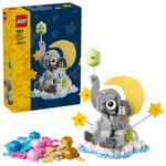 LEGO Gökyüzündeki Yavru Fil 40814 – Yetişkinler için Bulut Tabanı Üzerinde İnşa Edilebilen Yavru Fil İçeren Dekoratif Model Yapım Seti, Cinsiyet Açıklama Partisi veya Hatıra Hediyesi Fikri (402 Parça)