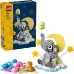 LEGO Gökyüzündeki Yavru Fil 40814 – Yetişkinler için Bulut Tabanı Üzerinde İnşa Edilebilen Yavru Fil İçeren Dekoratif Model Yapım Seti, Cinsiyet Açıklama Partisi veya Hatıra Hediyesi Fikri (402 Parça)