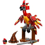 LEGO Harry Potter Fawkes: Dumbledore’un Anka Kuşu 76448-8 Yaş Üzeri Kız ve Erkek Çocuklar için Kavrayıcı Pençeleri Olan Hareketli Fawkes Figürü İçeren Mitolojik Hayvan Figürü Yapım Seti (299 Parça)