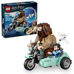 LEGO Harry Potter Hagrid ve Harry’nin Motosiklet Yolculuğu 76443-9 Yaş ve Üzeri Çocuklar ve Yetişkinler için Koleksiyonluk Yapım Seti, Doğum Günü Hediyesi (617 Parça)