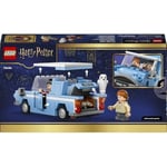 LEGO Harry Potter Uçan Ford Anglia 76424 – 7 Yaş ve Üzeri Çocuklar için Hediye Fikri, Harry Potter, Ron Weasley ve Hedwig Minifigürleri İçeren Koleksiyonluk Yaratıcı Oyuncak Yapım Seti (165 Parça)