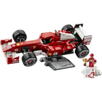 LEGO Icons Ferrari F2004 ve Michael Schumacher 11375 | Yetişkinler için Sergileme Standı ve Minifigür İçeren Dekoratif Model Yapım Seti, Hediye Fikri (735 Parça)