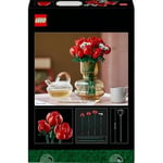 LEGO Icons Gül Buketi 10328 - Yetişkinler için Dekoratif, Koleksiyonluk ve Sergilenebilir Yaratıcı Çiçek Model Yapım Seti, Doğum Günü Hediyesi Fikri (822 Parça)