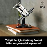 LEGO Icons Kurtuluş Projesi 11389 | Yetişkinler için Ryland Grace Minifigürü İçeren Dekoratif Uzay Gemisi Modeli Yapım Seti, Hediye Fikri (830 Parça)