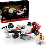 LEGO Icons McLaren MP4/4 ve Ayrton Senna 10330 - Araç Tutkunu Yetişkinler için Koleksiyonluk Yaratıcı Model Araba Yapım Seti, Doğum Günü Hediyesi Fikri (693 Parça)