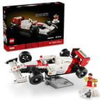 LEGO Icons McLaren MP4/4 ve Ayrton Senna 10330 - Araç Tutkunu Yetişkinler için Koleksiyonluk Yaratıcı Model Araba Yapım Seti, Doğum Günü Hediyesi Fikri (693 Parça)