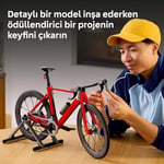 LEGO Icons Yol Bisikleti 11380 | Yetişkinler için Vites Mekanizması İçeren Koleksiyonluk Dekoratif Model Yapım Seti, Hediye Fikri (1015 Parça)