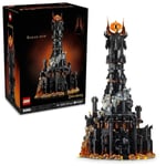 LEGO Icons Yüzüklerin Efendisi: Barad-dûr 10333 | Yetişkinler için Sauron ve Frodo Minifigürleri İçeren Film Hatırası Modeli Yapım Seti, Hediye Fikri (5471 Parça)