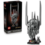 LEGO Icons Yüzüklerin Efendisi: Sauron'un Miğferi 11373 | Yetişkinler için Minifigür ve Sergileme Standı İçeren Dekoratif Model Yapım Seti, Hediye Fikri (538 Parça)