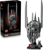 LEGO Icons Yüzüklerin Efendisi: Sauron'un Miğferi 11373 | Yetişkinler için Minifigür ve Sergileme Standı İçeren Dekoratif Model Yapım Seti, Hediye Fikri (538 Parça)