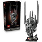 LEGO Icons Yüzüklerin Efendisi: Sauron'un Miğferi 11373 | Yetişkinler için Minifigür ve Sergileme Standı İçeren Dekoratif Model Yapım Seti, Hediye Fikri (538 Parça)