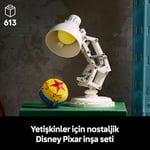 LEGO Ideas | Disney Pixar Luxo Jr. 21357 - Disney Hayranı Yetişkinler için Koleksiyonluk Sergileme Modeli Yapım Seti, Özel Gün Hediye Fikri (613 Parça)