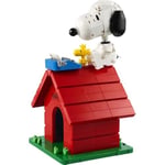 LEGO Ideas Peanuts: Snoopy’nin Köpek Kulübesi 21368 | Yetişkinler için Duruşu Ayarlanabilir Snoopy Figürü İçeren Koleksiyonluk Dekoratif Model Yapım Seti, Hediye Fikri (964 Parça)