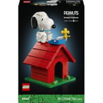LEGO Ideas Peanuts: Snoopy’nin Köpek Kulübesi 21368 | Yetişkinler için Duruşu Ayarlanabilir Snoopy Figürü İçeren Koleksiyonluk Dekoratif Model Yapım Seti, Hediye Fikri (964 Parça)