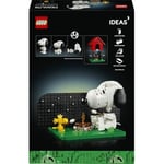 LEGO Ideas Peanuts: Snoopy’nin Köpek Kulübesi 21368 | Yetişkinler için Duruşu Ayarlanabilir Snoopy Figürü İçeren Koleksiyonluk Dekoratif Model Yapım Seti, Hediye Fikri (964 Parça)