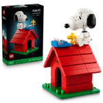 LEGO Ideas Peanuts: Snoopy’nin Köpek Kulübesi 21368 | Yetişkinler için Duruşu Ayarlanabilir Snoopy Figürü İçeren Koleksiyonluk Dekoratif Model Yapım Seti, Hediye Fikri (964 Parça)