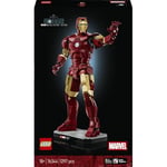 LEGO Marvel Iron Man Mark 3 Koleksiyoncu Versiyonu 76344 | Yetişkinler için Duruşu Ayarlanabilir Iron Man Minifigürü İçeren Model Yapım Seti, Hediye Fikri (1297 Parça)