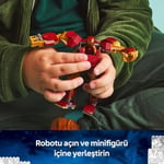 LEGO Marvel Iron Man Robotu, Ultron’a Karşı 76307-6 Yaş ve Üzeri Süper Kahraman Sevenler için Yaratıcı Oyuncak Yapım Seti, Doğum Günü Hediyesi (101 Parça)