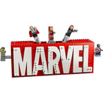 LEGO Marvel: MARVEL Logosu ve Minifigürleri 76313 | 12 Yaş ve Üzeri Çocuklar için Avengers Karakterleri İçeren Yaratıcı Oyuncak Yapım Seti, Doğum Günü Hediyesi (931 Parça)