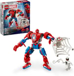 LEGO Marvel Örümcek Adam Robotu, Anti Venom’a Karşı 76308-6 yaş ve üzeri Çocuklar için İnşa Edilebilen Figür İçeren Oyuncak Yapım Seti, Doğum Günü Hediyesi (107 Parça)